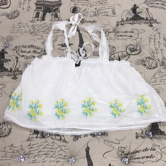 Free People Golden Hour Embroidered Camisole - Picture 3 of 6